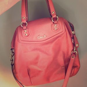 Coral Tote Coach bag